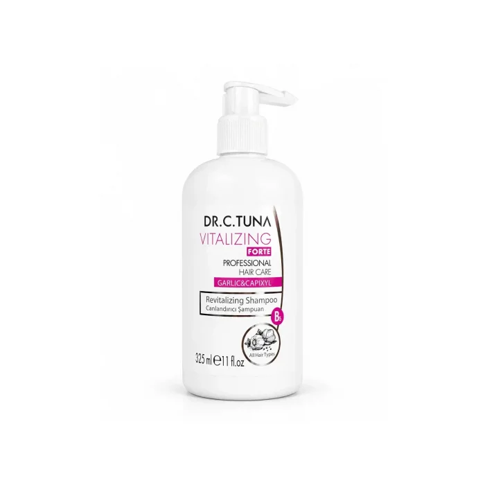 Dr. C. Tuna Vitalizing Garlic & Capixyl Koparak Dökülen Saçlar İçin Canlandırıcı Şampuan 325 ml