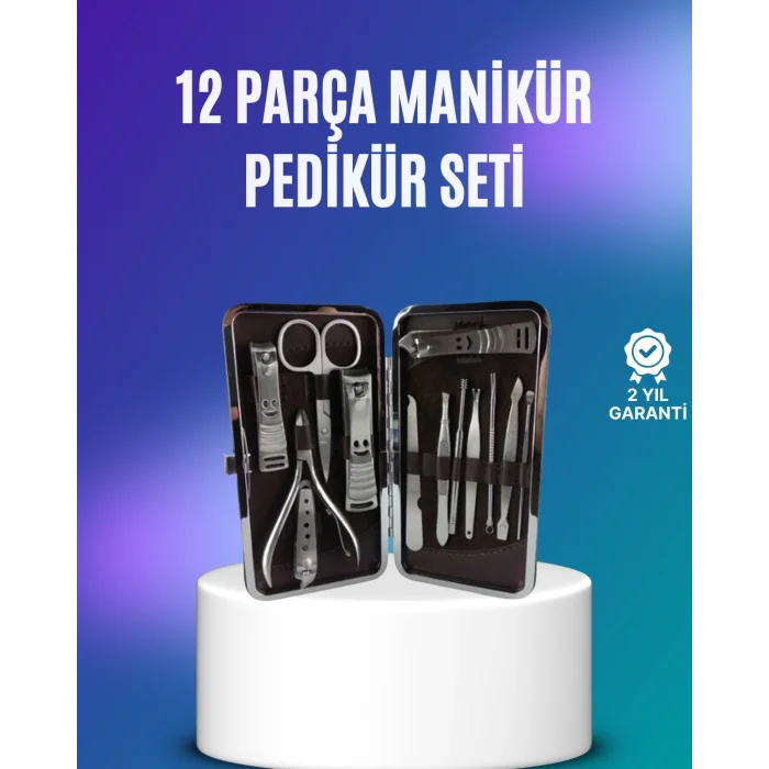 El ve Ayak Bakımı İçin Profesyonel 12 Bakım Seti