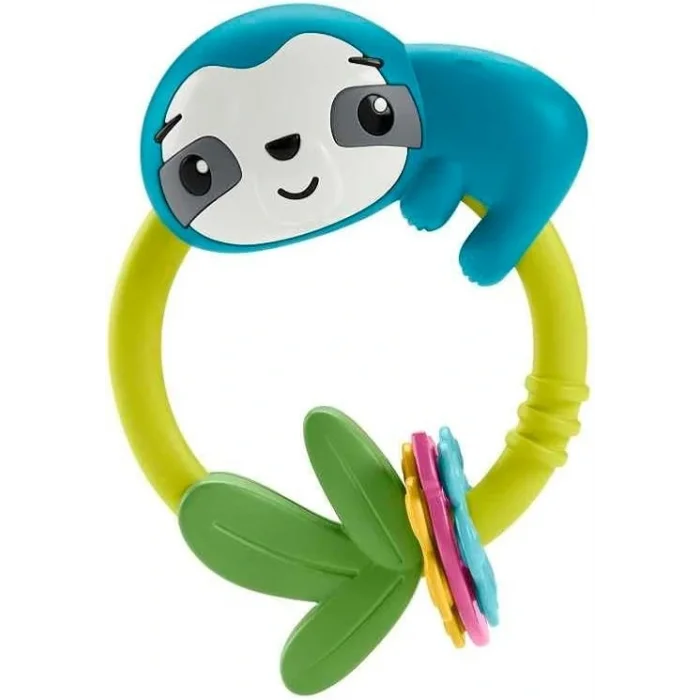 Fisher Price Eğlenceli Dostlar Çıngıraklı Dişlik - Makaralı Tembel Hayvan HJW11-HKD70