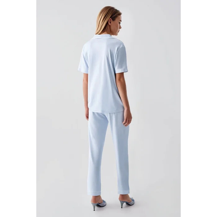 Freshness 324 Kadın 4Lü Sabahlıklı Şorlu Pijama Takımı