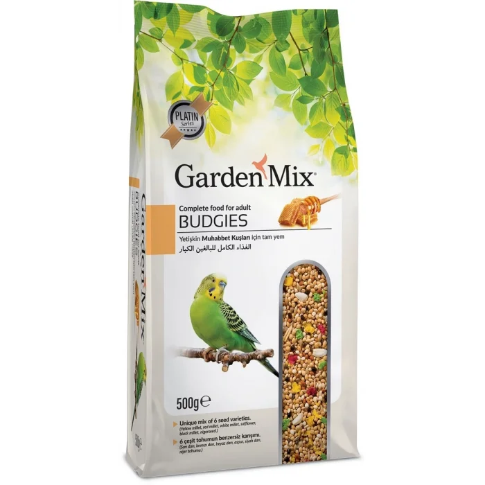 Garden Mix Super Premium Ballı Muhabbet Kuşu Yemi 500 gr