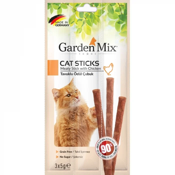 Gardenmix Tavuklu Kedi Stick Ödül 3*5g