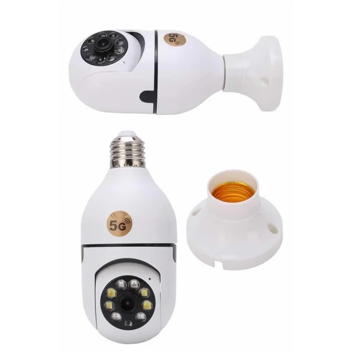 Gece Görüşlü Akıllı Dönebilen Ev Kamerası Ampül Kamera (Kopya)