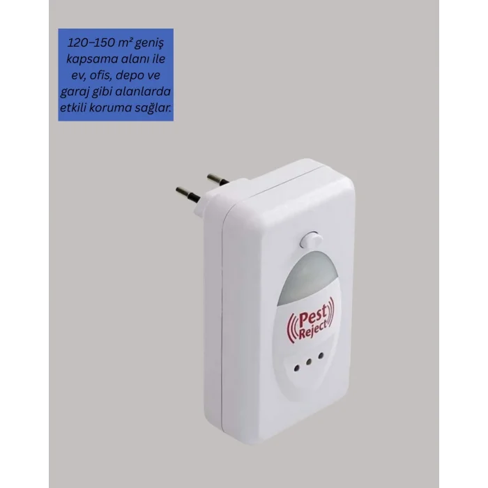 Geniş Alan Kapasiteli Sessiz Enerji Tasarruflu Haşere Kovucu