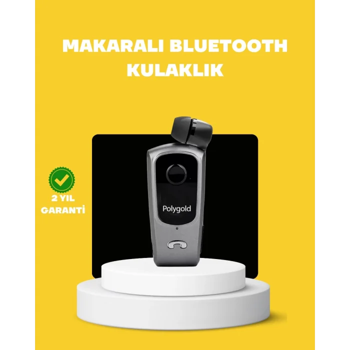 Geri Çekilebilir Kablolu Bluetooth İş Kulaklığı