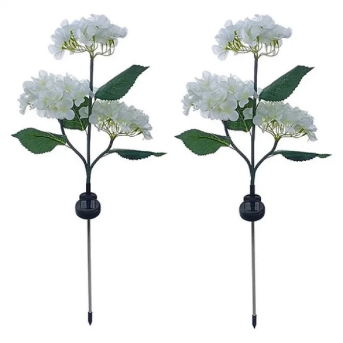 Güneş Enerjili Kazıklı Çiçek LED Lamba