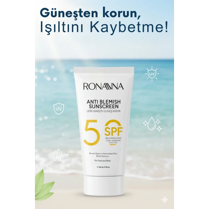 Güneş Kremi - Leke Karşıtı, Yüksek Korumalı Spf50 , Aydınlatıcı, Tüm Cilt Tipleri Için - 50ml