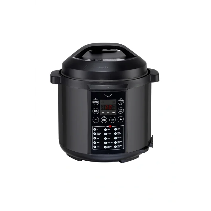 Genel Ürün Pilav Mantı Çorba Fonksiyonlu 15 Otomatik Programlı Dijital Ekranlı Pişirici, Siyah