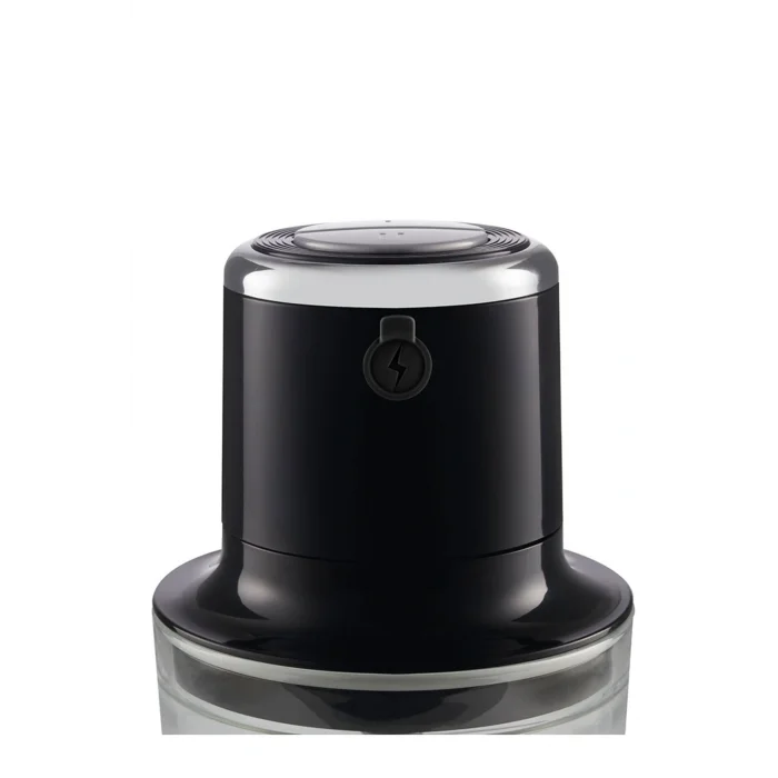 Genel Ürün Ar1128 Freechopp Cam Hazneli Şarjlı Doğrayıcı Siyah