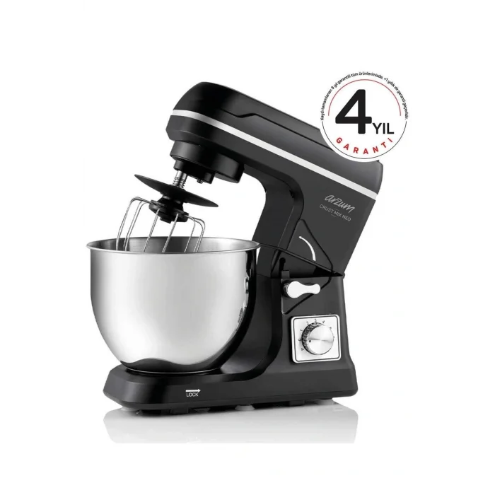 Genel Ürün Ar1143-s Crust Mix Neo 1400 W 5 Lt Stand Mikser Siyah