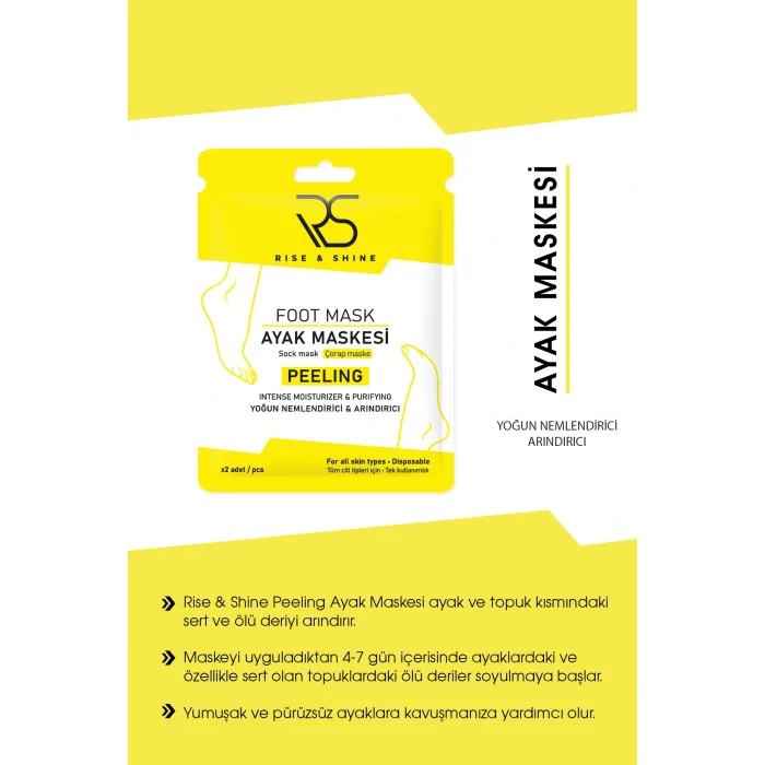 Genel Ürün Exfoliating Ayak Maskesi