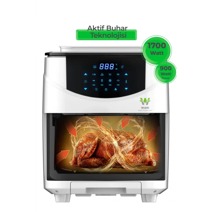Genel Ürün Airfryer 7 L Buharlı Hava Fritözü Beyaz