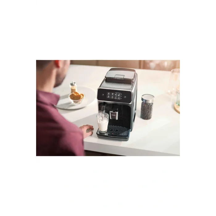 AGLpazarlama EP2220/10 Full Otomatik Espresso Makinesi Premium %100 Seramik Öğütücüler AquaClean Filtre