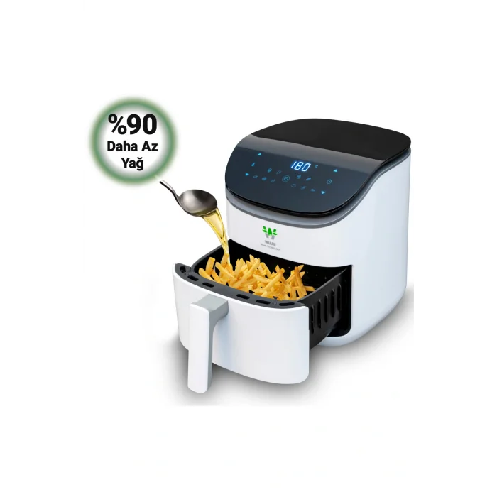 Genel Ürün Air Fryer 3.5 Litre Beyaz Akıllı Fritöz