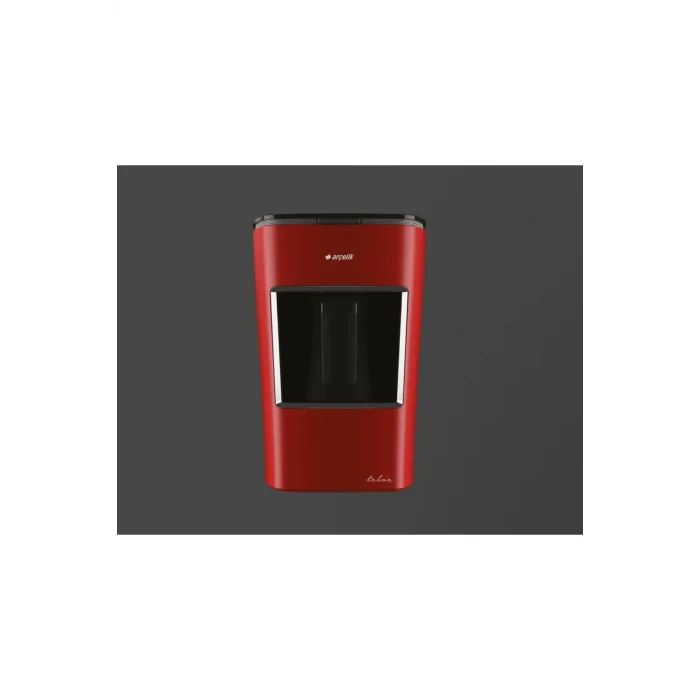 Genel Ürün Mini Telve Kahve Makinası Kırmızı 670 Watt Işıklı Uyarı