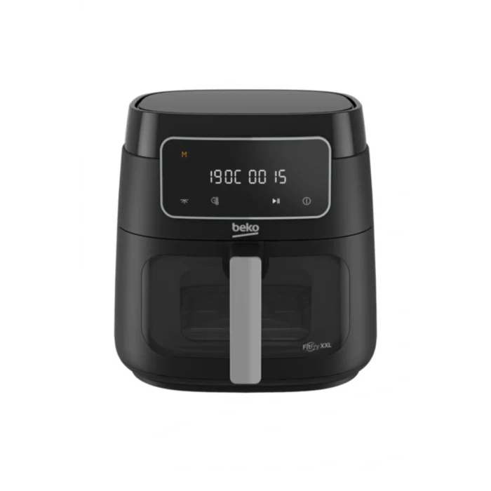 Genel Ürün Airfryer Yağsız Fritöz, 7.6 lt 1750 W Cam Sepet, 9 Otomatik Program Led Ekran, Siyah