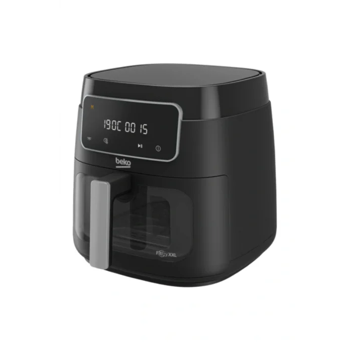 Genel Ürün Airfryer Yağsız Fritöz, 7.6 lt 1750 W Cam Sepet, 9 Otomatik Program Led Ekran, Siyah