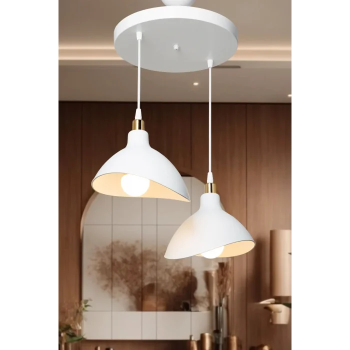 Lamba Beyaz Sarkıt Avize Yatak Odası Salon Mutfak Koridor Lamba