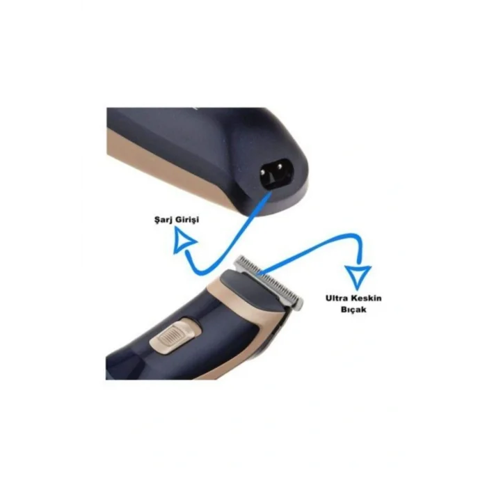 Genel Ürün Tr-650 4x4 Şarjlı Saç Sakal Ense Vucüt Kılı Çizim Lazer Epilasyon Öncesi Tüy Kısaltma Tıraş Makines