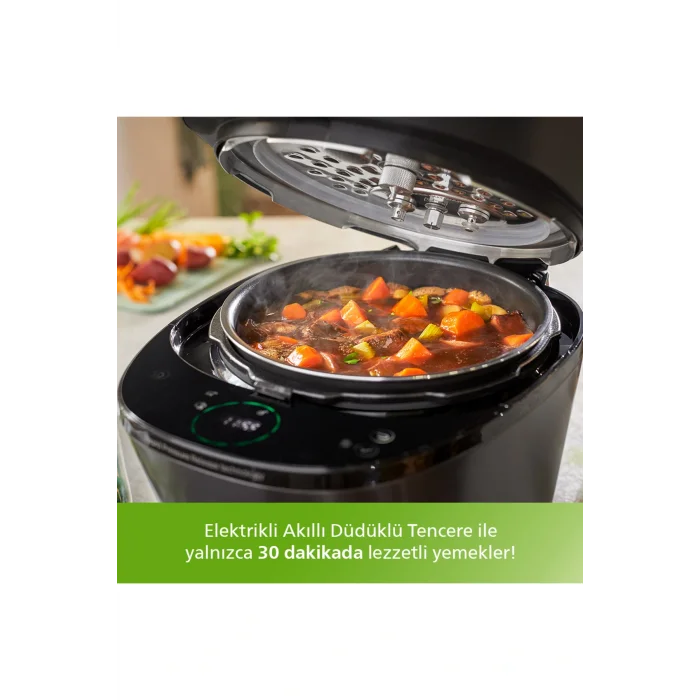 Genel Ürün Yeni Nesil Elektrikli Akıllı Düdüklü Tencere, 5l Kapasite, Hd2151