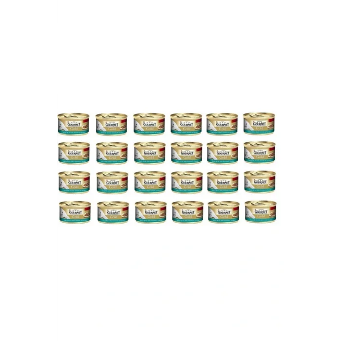 Genel Ürün Gold Somonlu Tavuklu Kedi Konservesi 85 Gr.(24 Tane)