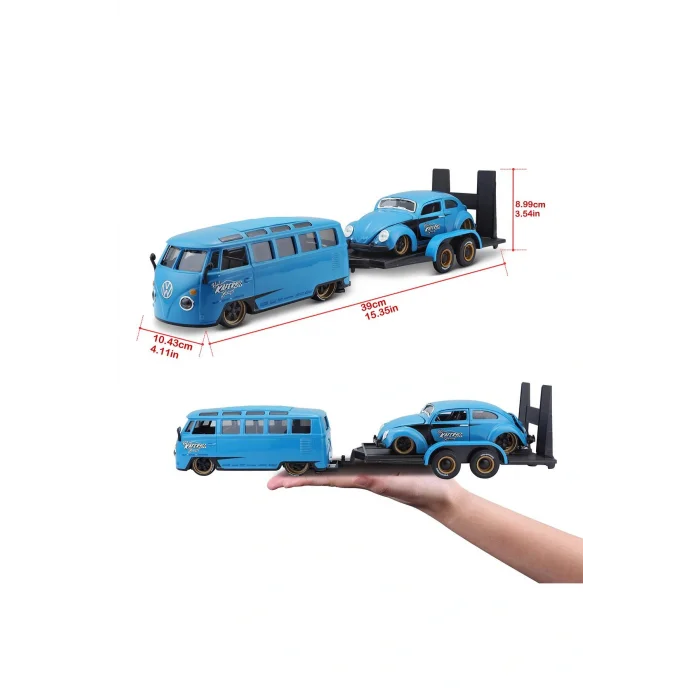 Genel Ürün 1:24 Volkswagen Van Samba Beetle Elite Taşıyıcı