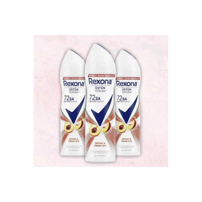 Genel Ürün Şeftali & Limon Otu Kadın Sprey Deodorant 150 ml (3 ADET)