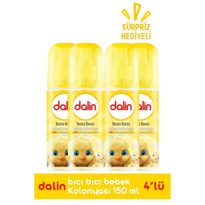 Genel Ürün Bıcı Bıcı Bebek Kolonyası 150 Ml X 4 Adet