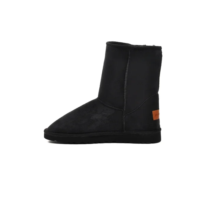 Genel Ürün PC-52125 Siyah İçi Kürklü Kadın Bot