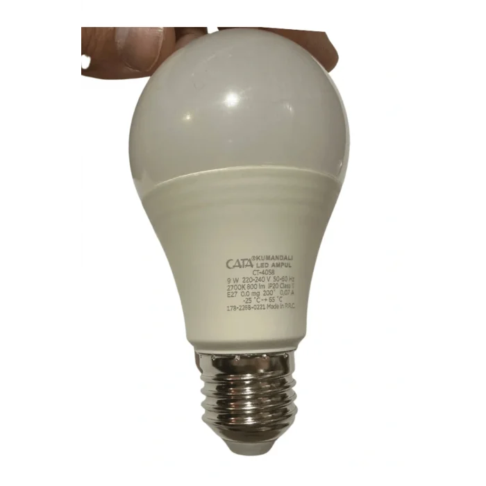 Genel Ürün Ct-4058 9w 2700k (SARI) Rgb Kumandalı Led Ampul E27 Duylu (4 ADET)