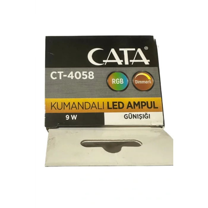 Genel Ürün Ct-4058 9w 2700k (SARI) Rgb Kumandalı Led Ampul E27 Duylu (4 ADET)