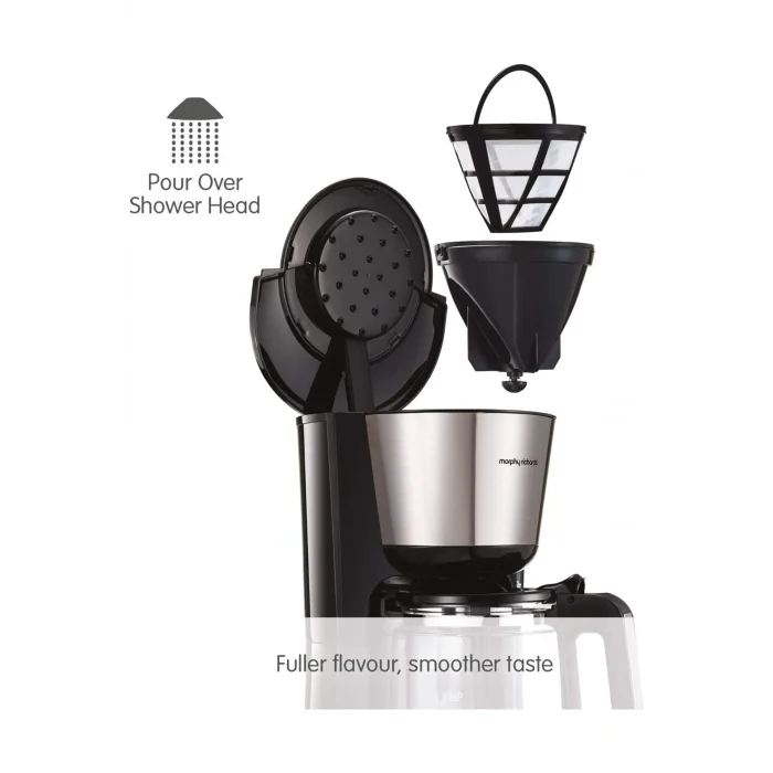 Genel Ürün Donatılmış Filtre Kahve Makinesi Dolgun Lezzet için Üzerine Dökme Teknolojisi, Cam