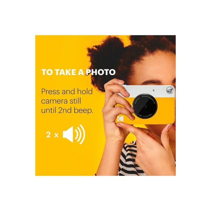 Genel Ürün PRINTOMATIC Dijital Anında Fotoğraf Makinesi, Çinko Üzerine Tam Renkli Baskılar 2x3 Fotoğraf Kağıdı