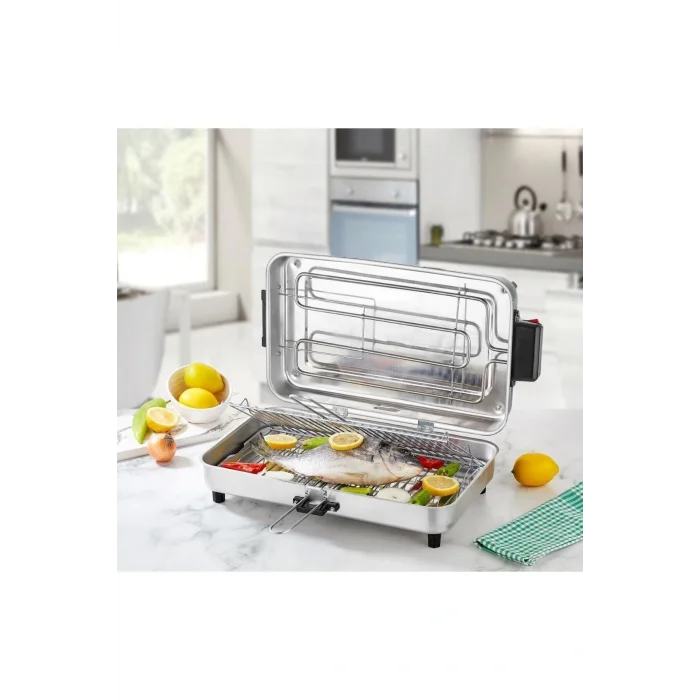 Genel Ürün Macro Boy Elektrikli Izgara  45x27cm Uyumlu