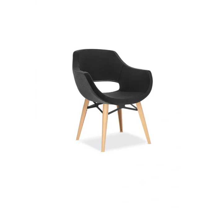 Genel Ürün Feyz Misafir Bekleme Koltuğu Tornalı Ayaklı