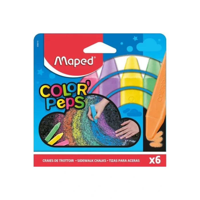 Genel Ürün Sidewalk Chalks Yer Tebeşiri 6 Renk