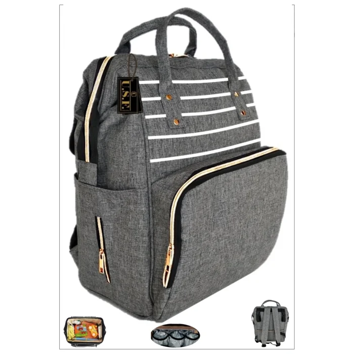 Genel Ürün Portbebe Ana Kucağı Puset Bebek Taşıma Anne Bebek Bakım Sırt Çantası 2 Li Set