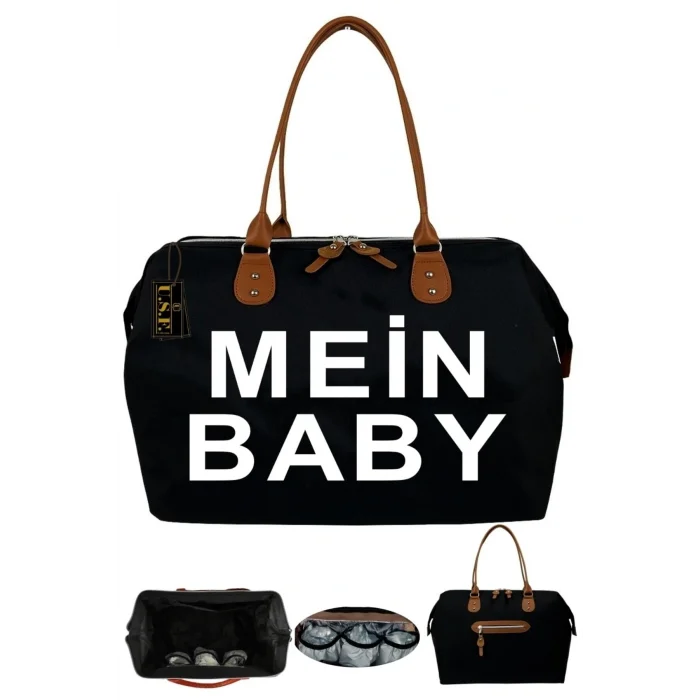 Genel Ürün Portbebe Ana Kucağı Puset Hastane Çıkışı Anne Bebek Bakım Çantası 2 Li Set