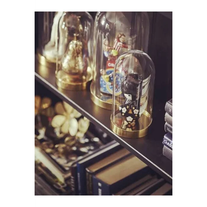 Genel Ürün Led Işıklı Gold Ters Fanus 3 Metre Peri Tel Gün Işığı Gold Teraryum Dekoratif Organizasyon Süsleme