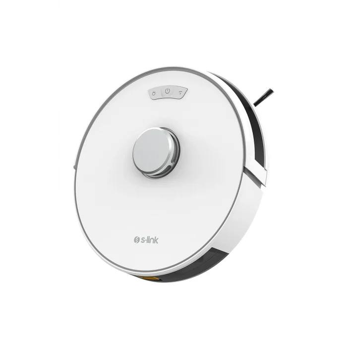 Genel Ürün C45 Max 2700pa Vakumlu 3000mah Yüksek Emişli Beyaz Akıllı Robot Süpürge