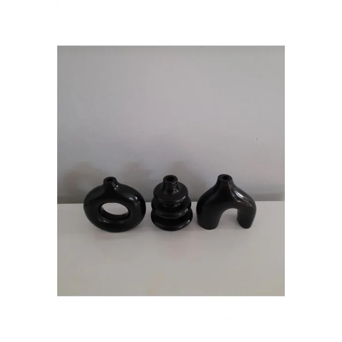 Biblo Vazo Set 3lü Bohem Biblo Minyatür