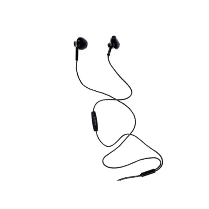 Genel Ürün K15 Metal Mikrofonlu Kablolu Siyah  Extra Bass Kulakiçi Kulaklık