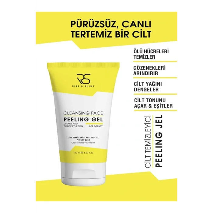 Genel Ürün RİSE AND SHİNE Pirinç Özlü Peeling Jel 150 ml14587