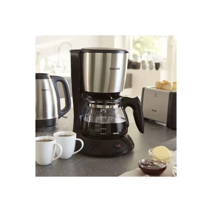 Genel Ürün HD7462/20 Daily Collection Filtre Kahve Makinesi - Siyah/Gri / 1000 Watt