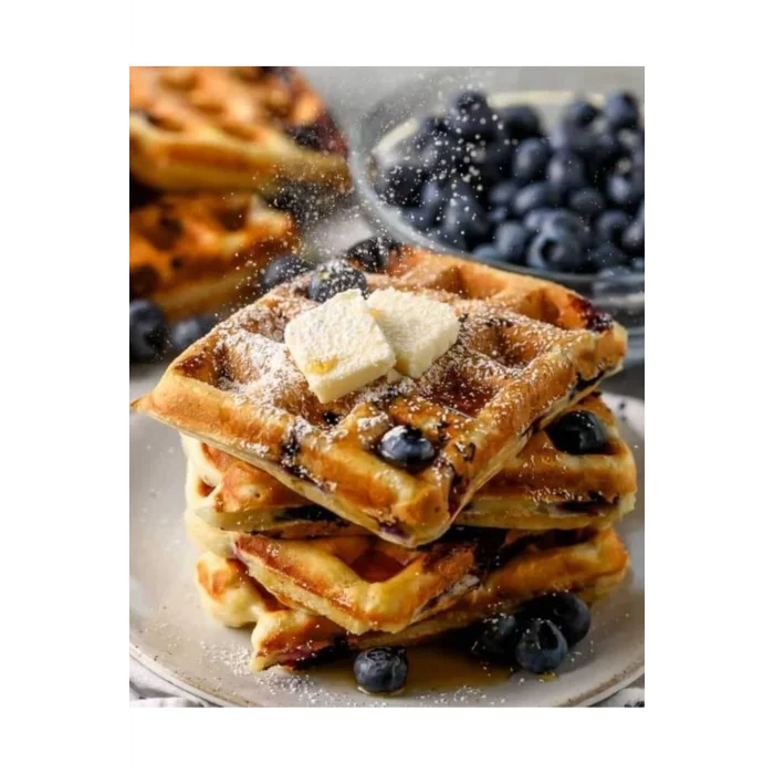 Genel Ürün Kare Waffle Makinesi Brüksel 3x5 Mini