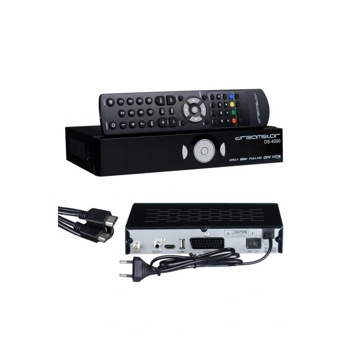 Genel Ürün Xd01 Ds-4000 Kasalı Uydu Alıcı Dijital Full Hd + Scart Youtube Destekli