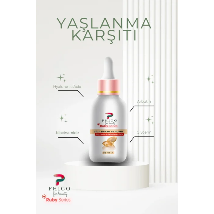 Genel Ürün Yaşlanma ve Kırışıklık Karşıtı Gözenek Sıkılaştırıcı Serum Niacinamide ve Glycerin Özel Formül 30 ML