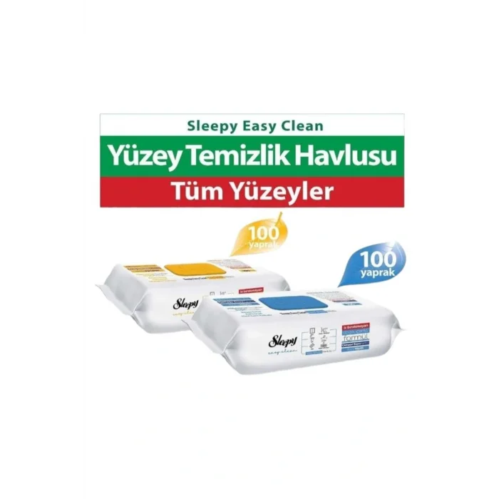 Havlu Arap Sabun Katkılı Temizlik Havlusu 100 Yaprak+Çamaşır Suyu Katkılı Temizlik Havlusu