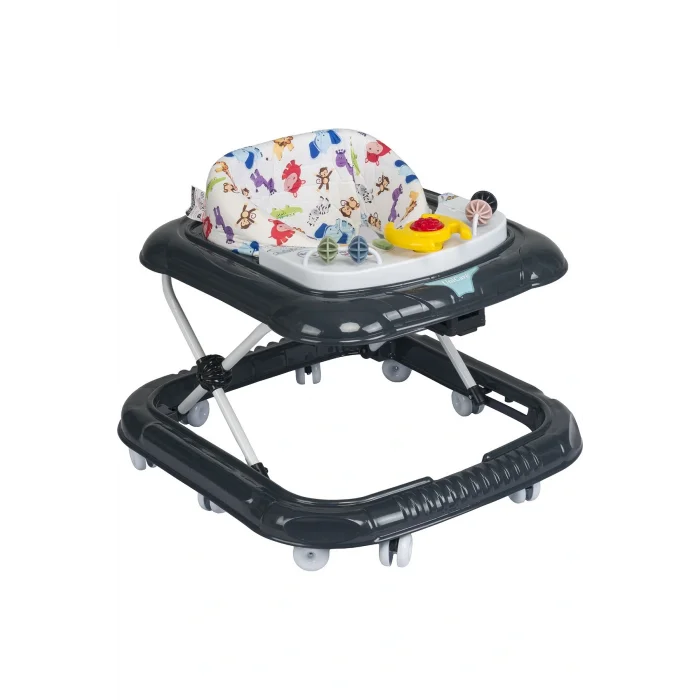 Oyuncak Lüx Oyuncaklı 5 Farklı Müzikli ve Işıklı 3 Kademe Yükseklik Ayarı Örümcek Direksiyonlu Bebek Yürüteç