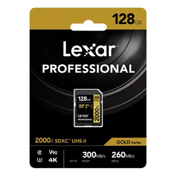 Genel Ürün 128 Gb Sdxc Uhs-ıı 2000x 300mb/s V90 U3 C10 4k